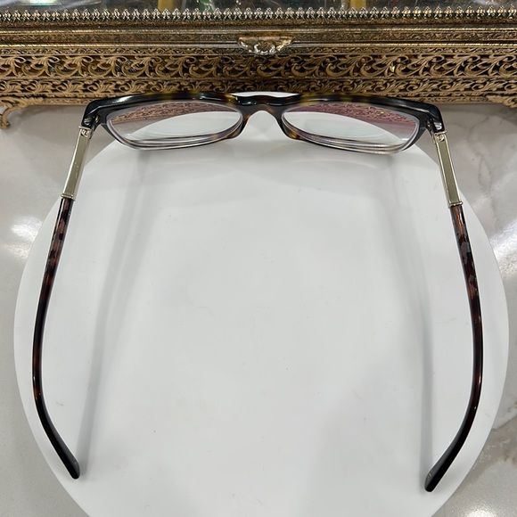 Dolce & Gabbana Rx Tortoiseshell Eyeglass Frames/Etched Temple Arms EUC D&G Case - Picture 13 of 17